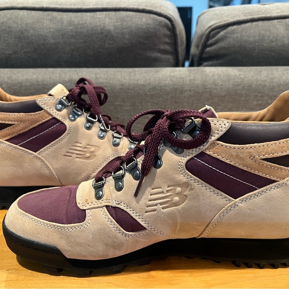 New Balance Maroon and Beige Hiking Boots - Picture 4 of 8